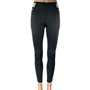 New Balance Q SPEED Shape Shield Black Skinny High Rise Workout Leggings Pants S